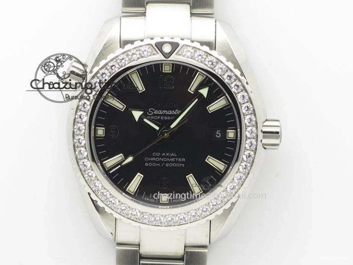 0209 FlexibleFit Seamaster Professional Chrono SS RG Blue Ceramic Blue Dial On SS RG Bracelet A 8211